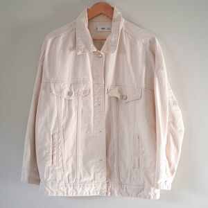 Mango Oversized Denim jacket women's S